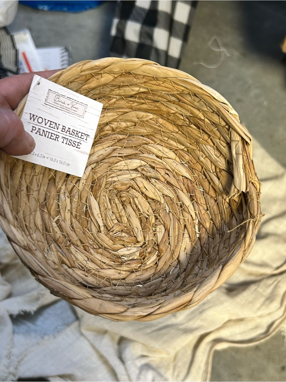 Free with bundle Small Wicker Basket
